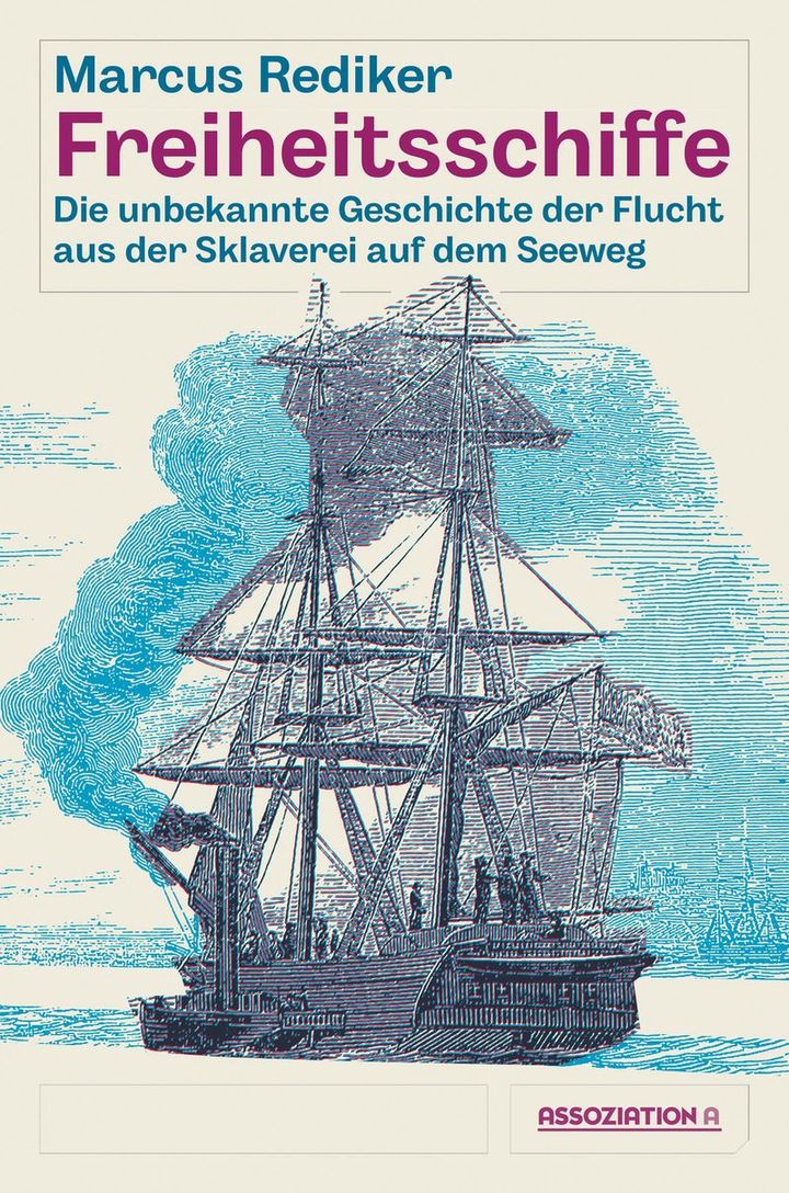 Das Cover ezigt den Einband des Buches mit Titel und Autorenangabe sowie einem Stich eines Segelschifffes
